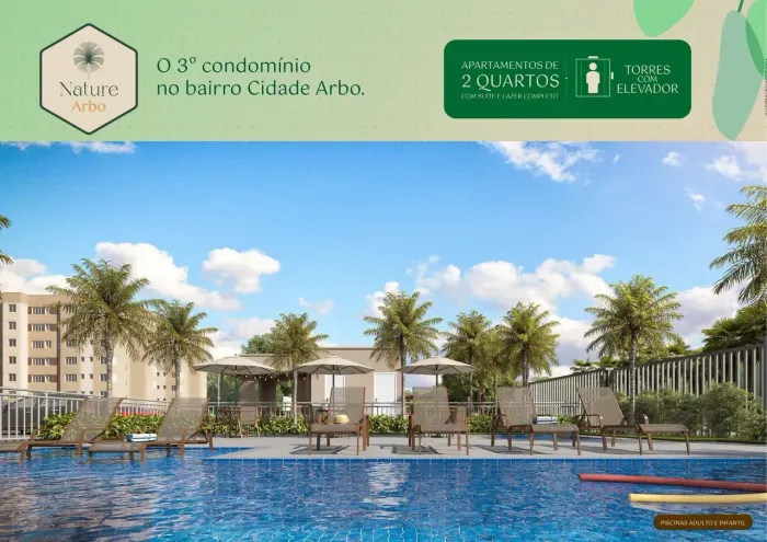 NATURE ARBO!! - APARTAMENTOS EM FINO ACABAMENTO