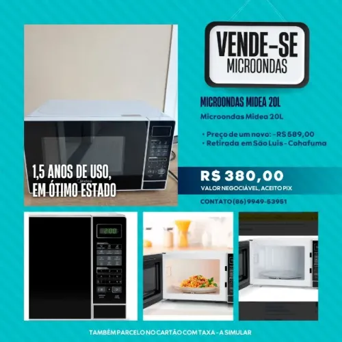 Mocroondas Midea 20L