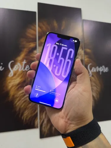 iPhone 13 Pro 128GB | Bateria 100% | Carregador Original + Acessórios