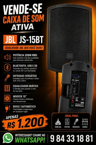 Caixa de som JBl