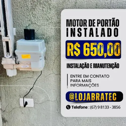 Motor para portão de elevação de 8 segundos (instalado)