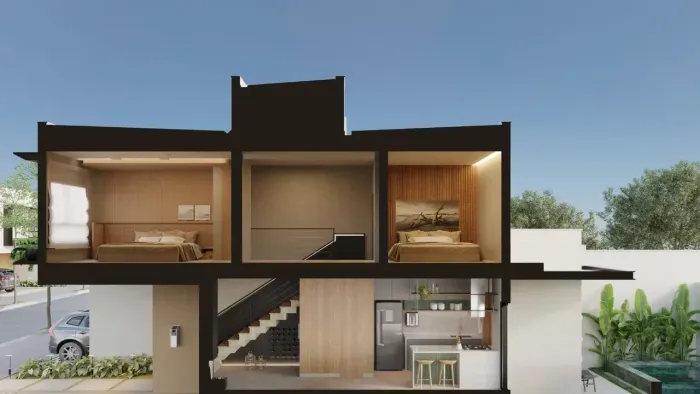 Lindo sobrado em construção a venda no Condominio Cittadella 57
