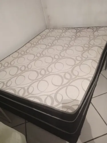 Cama box casal molas ensacadas 