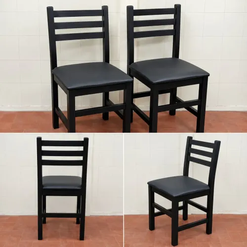 Cadeiras de madeira