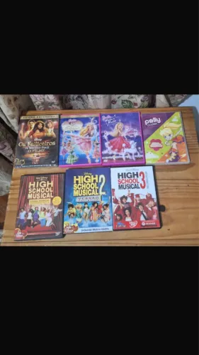 Coleção completa DVD High Schöol Musical 1,2,3 e outros