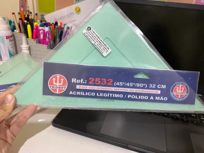 Vendo esquadros (2532,2632) novos da Trident- NUNCA USADOS