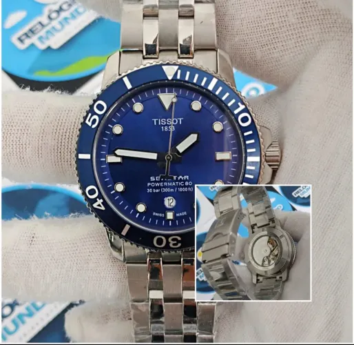 RELOGIO TISSOT SEASTAR BLUE