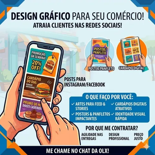 Design Gráfico para suas redes sociais