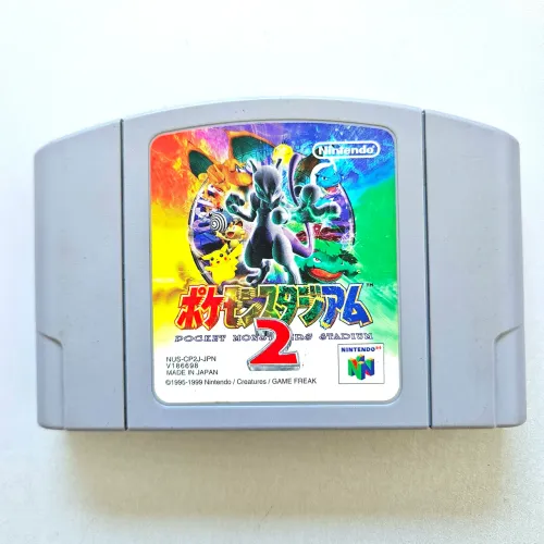 Pokemon stadium 2 original japonês n64 Nintendo 64