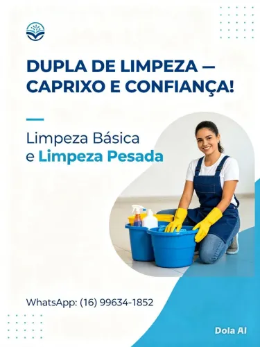 DUPLA LIMPEZA/DOMÉSTICA 