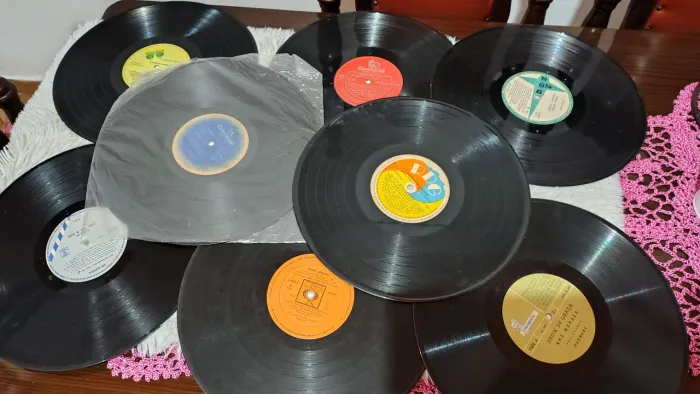 Lote de Disco vinil não tem a capa original.