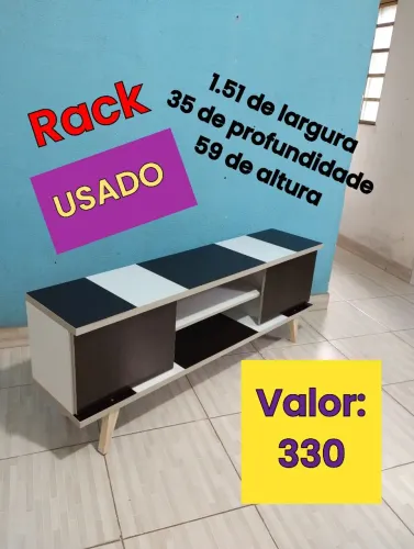 Rack USADO bem conservado - entrego