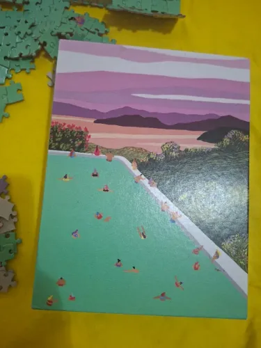 Quebra cabeça GUME "piscina do sol poente" USADO