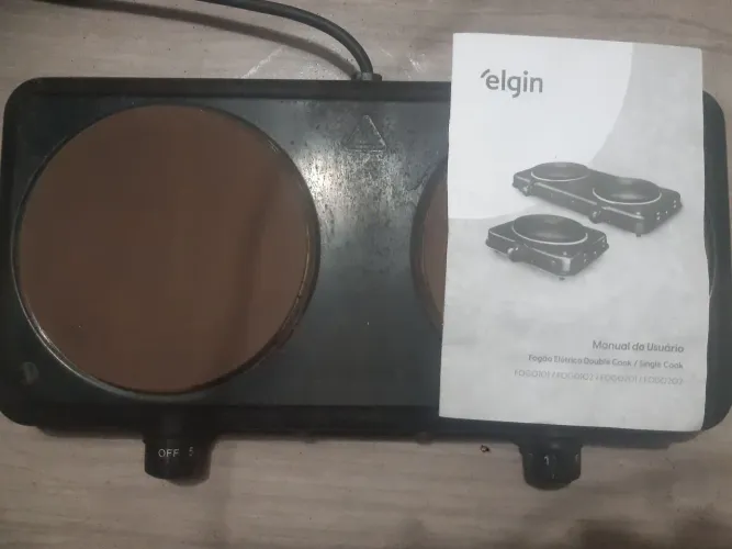Folgão Elétrico Elgin 2 Bocas - Usado. PRA RETIRAR HOJE.