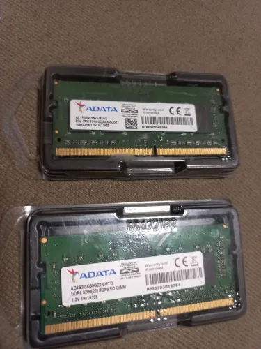 2 Memórias ddr4 8gb ADATA (NOVAS)