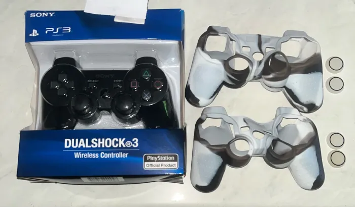 Controle PS3 com 2 capas | DualShock 3 Wireless