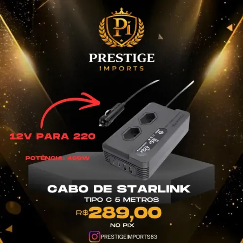INVERSOR PARA STARLINK MINI  220V 400W 