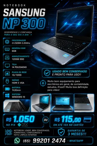 NOTEBOOK SANSUMG NP 300