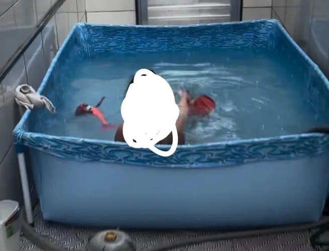 Piscina de mil litros