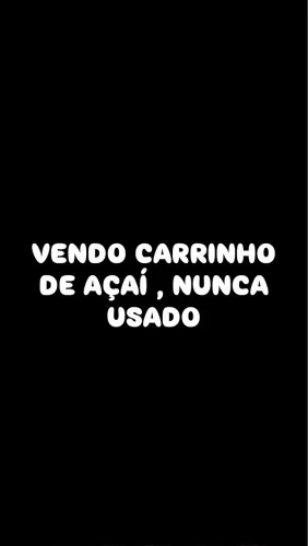 CARRINHO DE ACAI