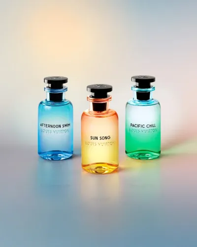 Frasco de perfume (estilo louis vuitton)