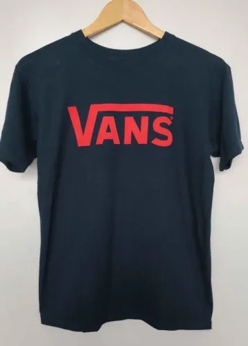 Camiseta Vans azul marinho tamanho P original em perfeito estado