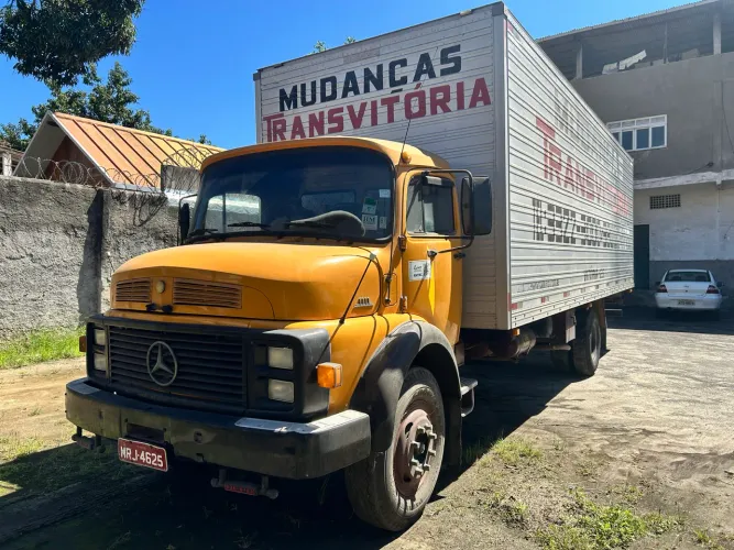 MERCEDES-BENZ 11/1113 CARA PRETA 1969 | BAÚ DE ALUMÍNIO 8,5 METROS