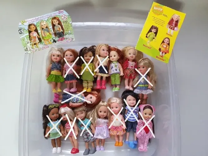 Bonecas Kelly (4 bonecas, todas em excelente estado)