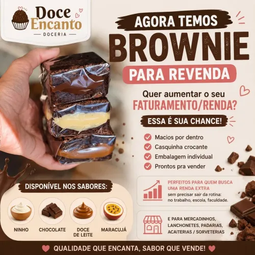 ? Revenda Brownies no Atacado e Lucre Muito | Doce Encanto