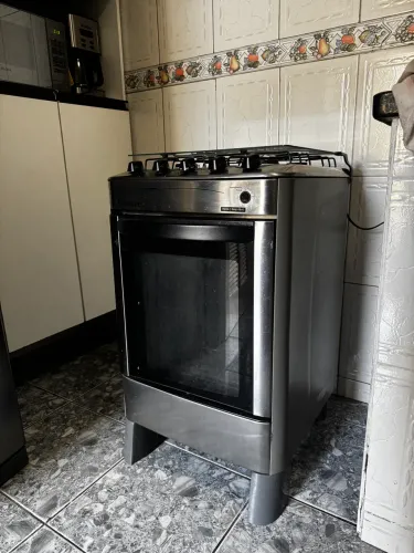 Fogão Inox 4 Bocas Ágata Esmaltec