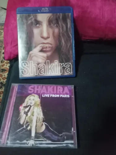 Shakira ao vivo blu-ray duplo Oral Fixation Tour e CD duplo Live from Paris