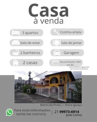 Vende-se Casa Pronta Para Morar