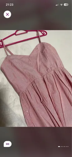 Vestido midi listrado gg Riachuelo