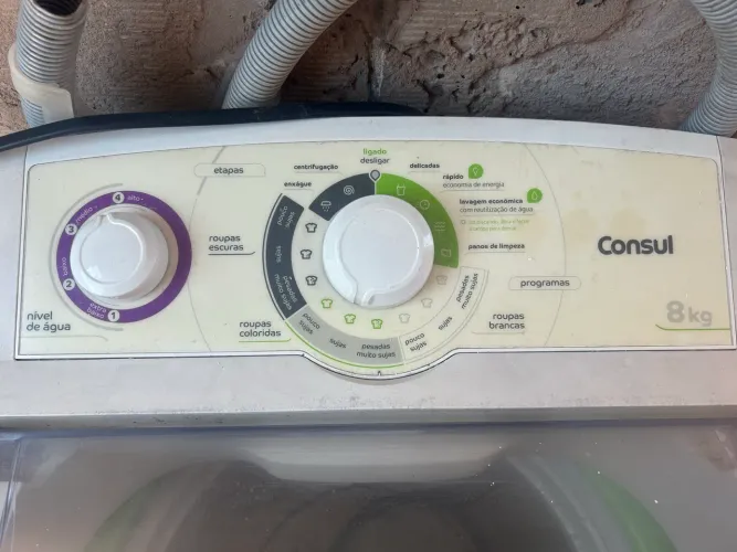 Máquina de lavar cônsul 8kg