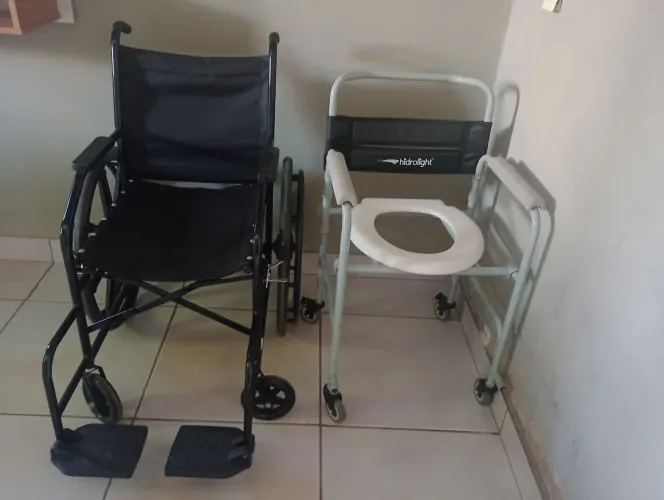 Cadeira de roda e banho