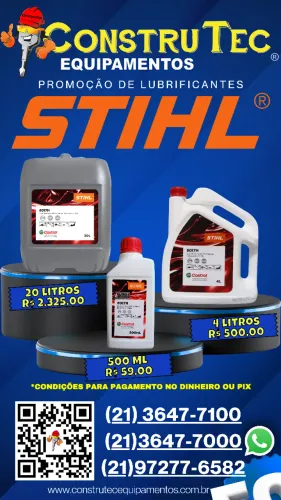 Óleo Stihl 2 tempos 8017 H 500ml / 4L / 20L