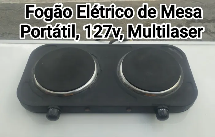 Fogão Elétrico de Mesa Portátil 