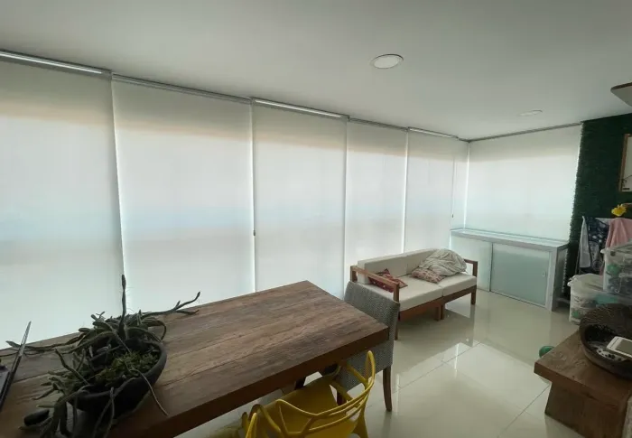 Rolô Tela Solar 1% cor Off-White 