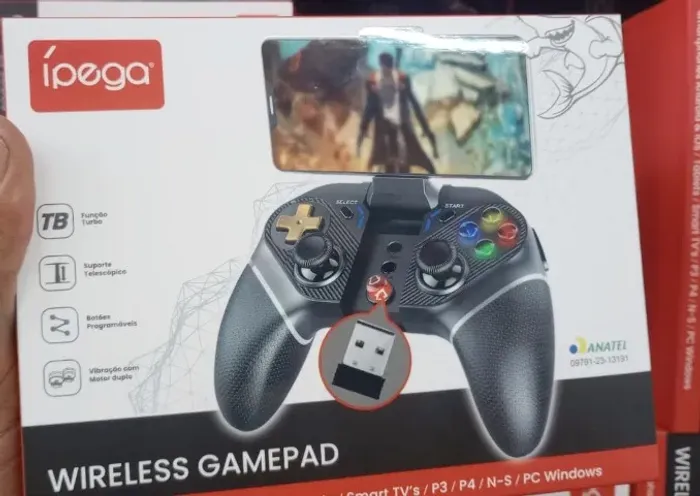 Controle Ipega 9218 Sem Fio Tv Android Ios Pc Bluetooth