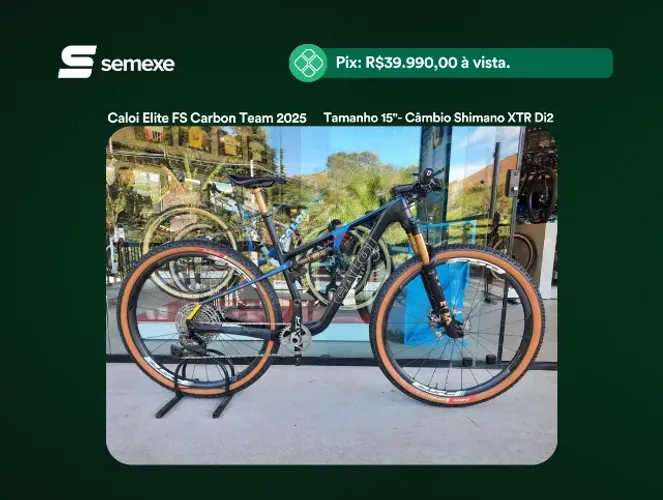 Caloi Elite FS Carbon Team 2025