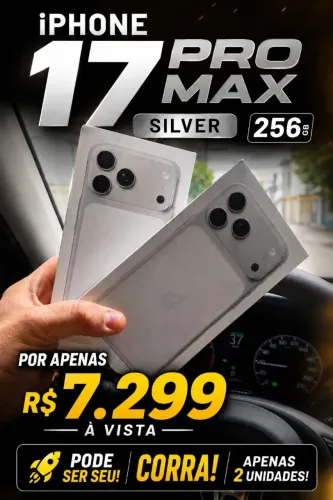 IPhone 17 Pro Max 256 - R$ 7299,00