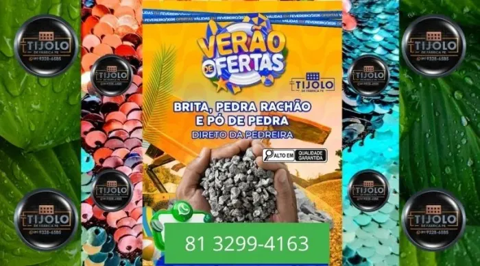 brita 12 mt pronta entrega 
