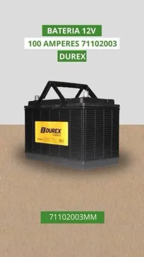 Bateria durex 100 amperes 