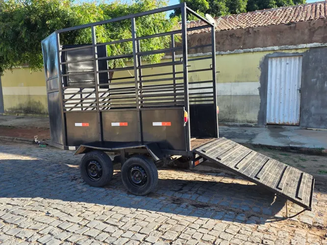 CARRETINHA PARA DOIS CAVALOS