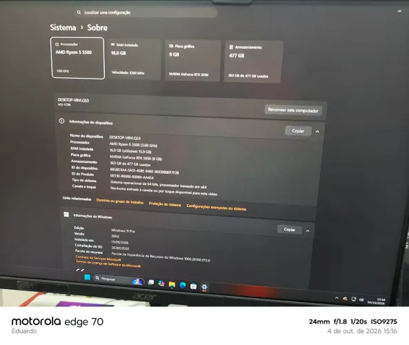 Pc gamer Ryzen