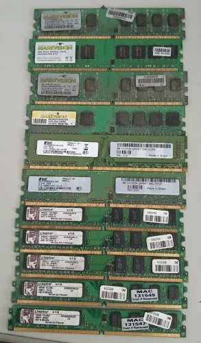 Lote memória ddr2 2 gb