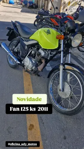 Fan 125 ks ano 2011 muito nova no ponto de transferir