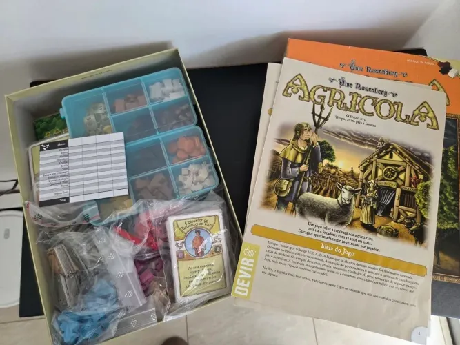 Agrícola jogo de tabuleiro 