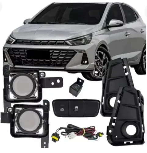 Kit farol de milha Hb20 novo