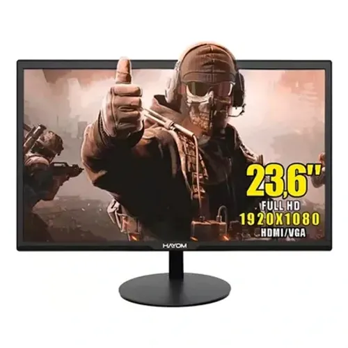 MONITOR LED 23,6 POLEGADAS (NOVO, COM GARANTIA, PRONTA ENTREGA)